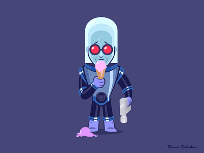 Mr. Freeze batman batman animated btas character design illustration mr. freeze