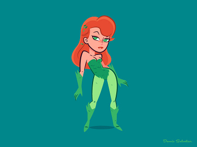 Poison Ivy batman batman animated btas character design illustration poison ivy