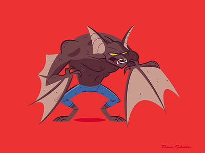 The Man-Bat batman batman animated btas character design illustration manbat