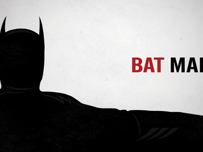 Batman + Mad Men = Poster