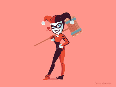 Harley Quinn batman batman animated btas character design harley quinn illustration