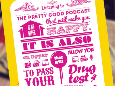 Typography Poster graphic podcast poster type typography
