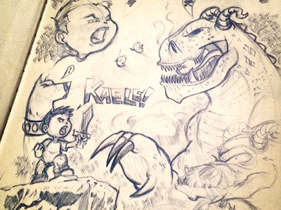 Sketchbook Doodles cartoons character design doodles dragons moleskine sketch