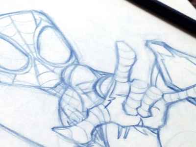 Spider-man -- Miles Morales - sketch drawing illustration marvel sketch spiderman