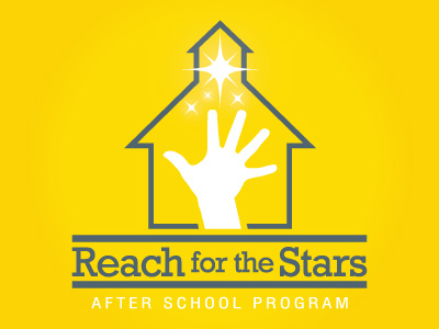 Reach For The Stars V2 branding kids logo program school