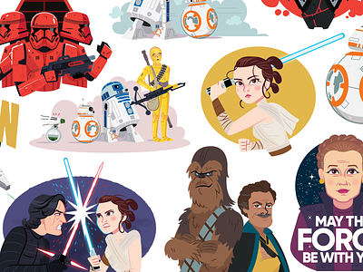 Rise of Skywalker Digital Stickers