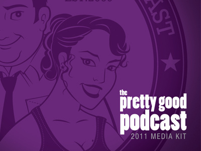 Pretty Good Podcast Media Kit branding design marketing media