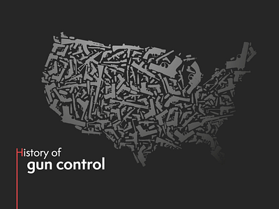 gun control america control flat gun guns history illsutrator map usa weapons