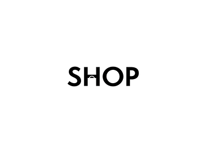 Shop letter logo shop typo typography