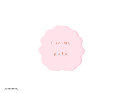 2nd Logo Design Concept - Kurimu Pafu aesthetic aesthetic tones bakery branding cute design flat japanese japanese style kawaii logo simple simple design sketchapp