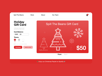 Holiday Gift Card