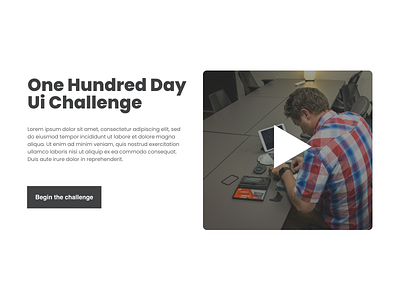 One Hundred Day Ui Challenge 100 dailyui 100 days