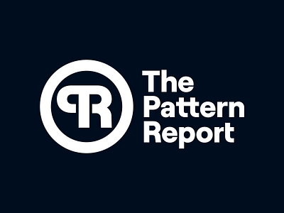 The Pattern Report Identity branding data visualization design report typography