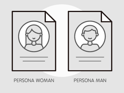 Ux Workflow Documents - Persona character doc documents icons illustration man marketing persona user experience ux vector woman