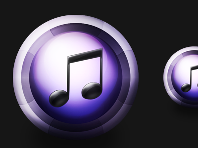 iTunes Icon icon itunes orb purple