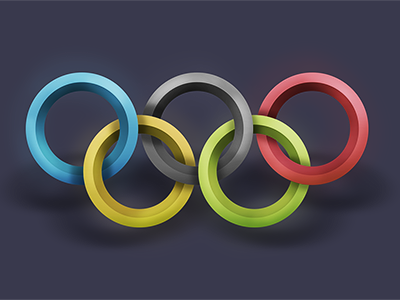 Olympic Rings by WillG on Dribbble