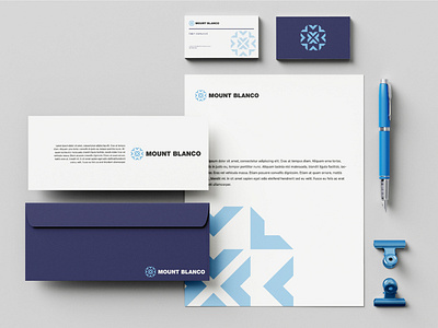 Mount Blanco Corporate Identity Design brand identity branding corporate identity design graphic art graphic design layout logo logodesign minimal