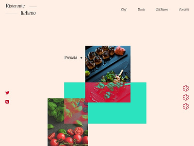 Ristorante Italiano UI app branding design icon illustration italian italian restaurant logo responsive restaurant typography ui ux web