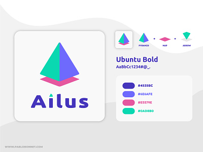 "Ailus" | Branding & logo design 02-02 branding graphic design logo