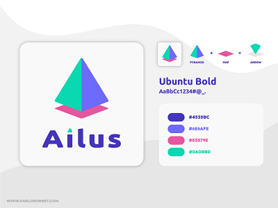 "Ailus" | Branding & logo design 02-02