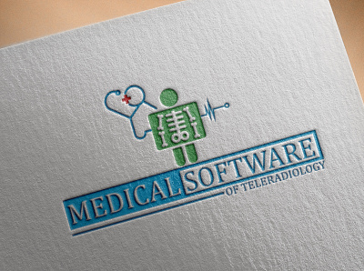 Medical Software Of Teleradiology branding design logo logo design logo design branding logodesign medical medical softwear software