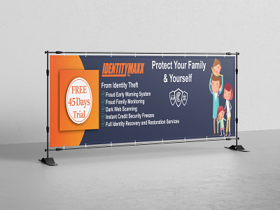 Banner Design Of Identity Maxx Plus banner banner design brand brand identity branding design