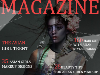 Asian Magazine Cover Design asian asian girl design magazine magazine cover magazine design