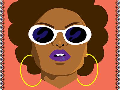 Black Woman 1 art black black woman brazil design design art designer illustration illustration digital illustrator vector woman illustration