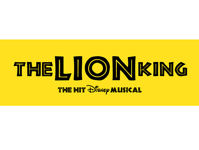 The Lion King banner broadway bway design disney graphic graphic design logo logo design musical musicals show shows the lion king theater theatre