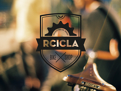 Rcicla logo bicycle bike brand fixed gear fixie identity logo shop single speed workshop