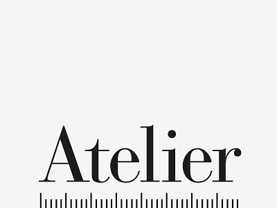Atelier logo atelier brand identity logo store