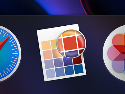 Color Palette Icon app application catalina color color palette colorful colors dock icon macos mojave palette picker yosemite