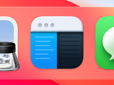 Commander One Big Sur Style App Icon app apple big sur bigsur commander dock file manager icon mac macos neomorphism one