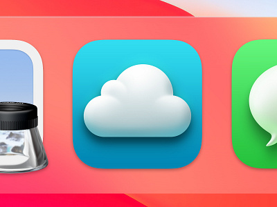 Cloud Big Sur App Icon 4k 4kdownloader app apple application big sur cloud clouds dock downloader icloud icon macos neomorphism