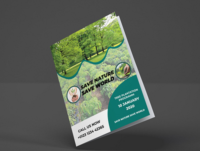 Nature Flyer Design awesome design corporate design creative design flyer design minimalist