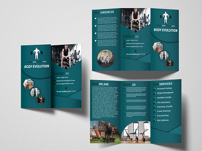 Fitness Brochure Design awesome design brochure design corporate design creative design minimalist