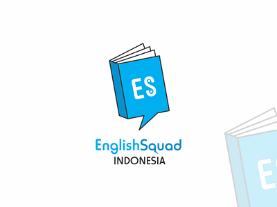 English Squad Indonesia logo minimalist flat
