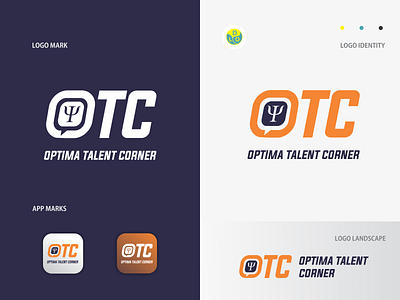 Optima Talent Corner - Logo app design flat flat design icon logo logo design logo mark logos logotype minimal
