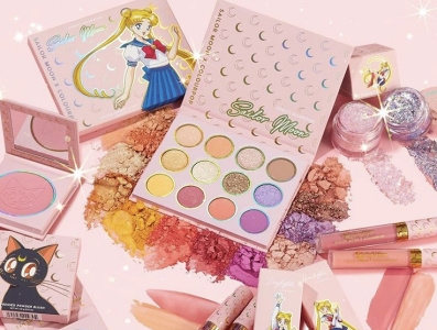 Sailor Moon x Colourpop Collection branding campaign collaboration colourpop cosmetic packaging cosmetics packaging packagingdesign photoshoot product shot