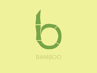 Minimalist Bamboo Logo Concept