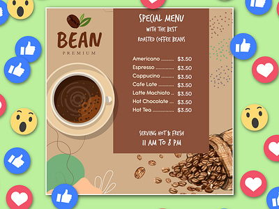 BEAN | Premium Brand - Social Media Template