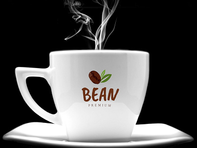 Premium Coffee Brand Logo branding coffee bean design freelance graphicdesign illustration illustrator logo premium product