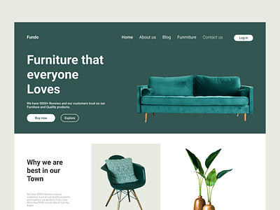 Fundo e commerce exprience funiture interaction interface landing page product product design ui ui interface ui ux users webapp