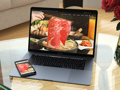 Don-tei 和牛壽喜燒餐廳 | Web Design brand don tei food hotpot photography sukiyaki ui ux visual design web web deisgn