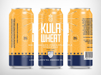 Kula Wheat Can Design beer brew brewery can label