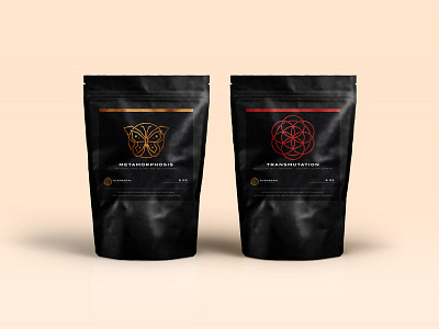 Product Packaging elemental icons labels natural packaging product sacred geometry