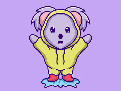 cute koala illustration