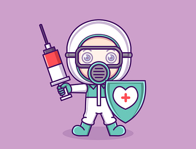 Doctor activites design doctor icon illustration illustration art ilustration logo ui virus