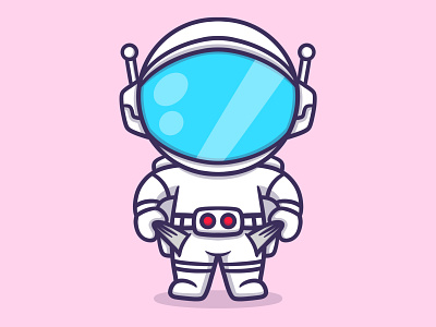 Cute astronaut illustration