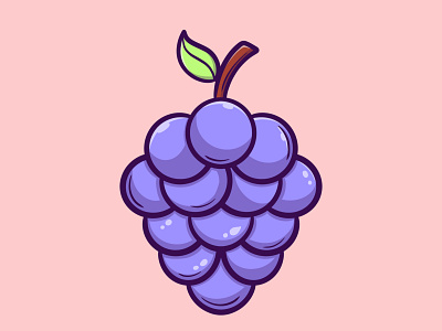 Grape illustration 3d branding design fruit grape graphic design illustration illustration art illustrator ilustration logo motion graphics vector vector art